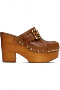 Женские мюли на платформе Jeanette Chloé, коричневый