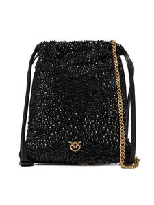Вечерняя сумка PINKO Slouchy Coulisse Baby AI 25-26 PCPL 105409 A2WF, черный