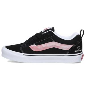 Vans Knu Skool устойчивые к истиранию низкие кроссовки для скейтбординга Unisex Black