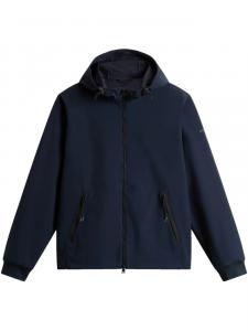 Куртка с тисненым логотипом Woolrich, синий