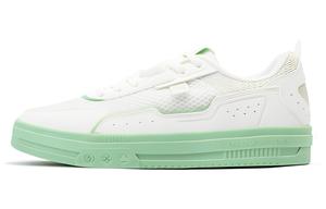 Кеды, скейтборд обувь женская низкая белый/зеленый 361°