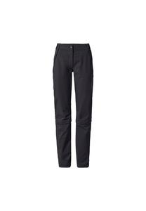 Женские брюки Farley Stretch Capri T-Zip III на молнии с карманом на молнии VAUDE, черный