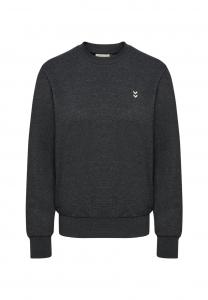 Толстовка Hummel PULSE W CREWNECK, Dark Grey Melange/Dark Grey