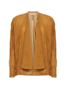 Кардиган свободного кроя в горох Uma Wang, бежевый