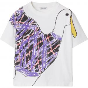 Burberry Футболка FW24 белая детская