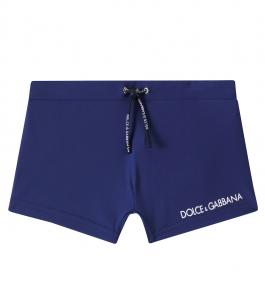 Напечатанные плавки Dolce&Gabbana Kids, Blu Scuro