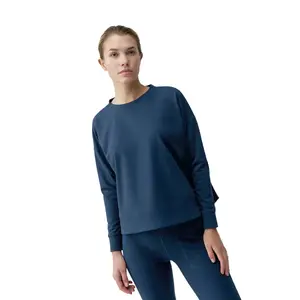 Daba Born Living Yoga Женская толстовка, тёмно-синий