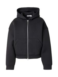 Худи с капюшоном на молнии WEEKDAY Scarlet, Black