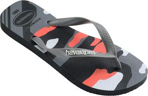 Мужские вьетнамки Havaianas Top с резиновым логотипом Filete, New Graphite
