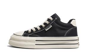 Женские нескользящие износостойкие низкие кроссовки для скейтбординга RENBEN, Beige Coffee