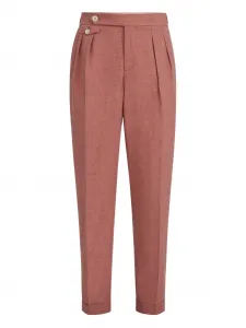 Плиссированные брюки Brunello Cucinelli, оранжевый