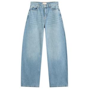 Широкие джинсы-карго Stel, голубой