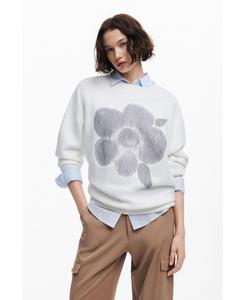 Женская толстовка с цветочным принтом Desigual, White