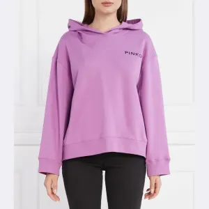 Толстовка обычного кроя Pinko, фиолетовый
