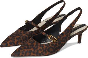 Туфли Franco Sarto Khloe Pointed Toe Slingback Kitten Heel, цвет Tan Multi