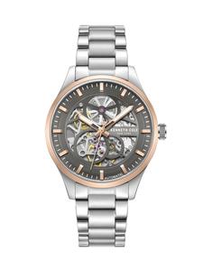 Kenneth Cole Часы 'Ashton' в серебристом цвете