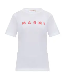 Футболка с логотипом Marni, белый