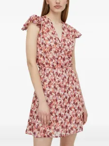 Мини-платье с оборками Morgan, бежевый