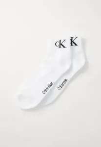 Мужские носки с монограммой (2 шт. в упаковке) Calvin Klein Underwear, White