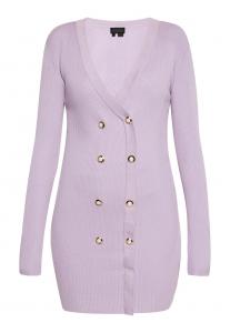 Вязаное платье NAEMI Knitted dress, лавандовый