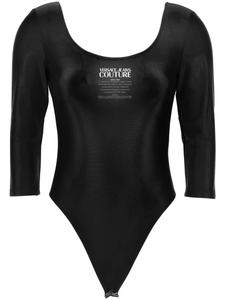 Versace Jeans Couture боди с логотипом, черный