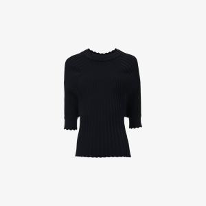 Свитер Leem с рукавами «летучая мышь», черный