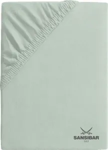 Простыня на резинке Sansibar Jersey BL 100x200 см зеленая Sansibar Shoes