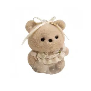 Подвеска/плюшевая кукла Sweetheart Bear с заячьими ушками высота 13см Fat Fat Dragon