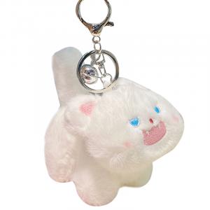 Милые плюшевые кошачьи куклы подвеска высота 10см 77 SEVEN DREAM, Fried Hair Cat [White]