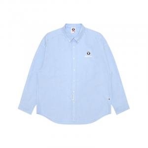 Рубашка с длинными рукавами от A Bathing APE Aape, синий