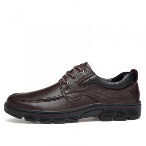 Mulinsen Мужские повседневные туфли коричневые, цвет Brown[Leather Shoe Size : Athletic Shoes Size 41 = Size 40 in This Model]
