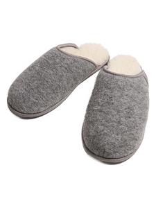Тапочки Kaiser Naturfellprodukte Pantoletten Cosy, серый
