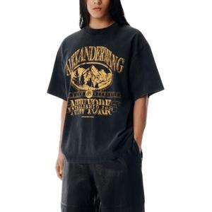 Футболка с принтом Alexander Wang, черный