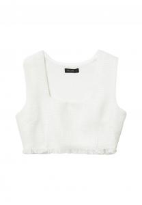 Топ CROP Calliope, цвет Bianco Lana