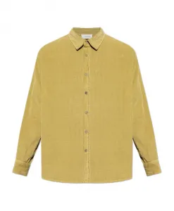 Вельветовая рубашка American Vintage, зеленый