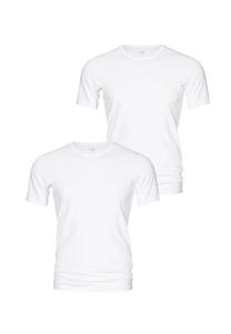Майка/рубашка с короткими рукавами, 2 шт. сухого хлопка в упаковке mey, белый
