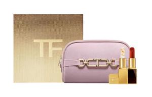 TOM FORD Золотая помада в классической черной упаковке, велюровая, легко растушевывается, матовая, питательная, 3g+3g