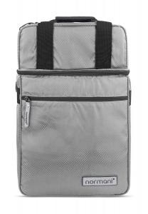 Сумка-холодильник утепленная с 2 отделениями 30л Астана normani, серый