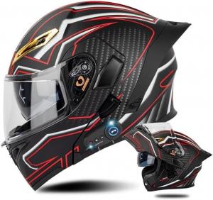 Шлем AAREG Bluetooth, черный / красный