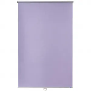 Рулонная штора весенняя Анна, затемняющая, энергосберегающая, без сверления, свободновисящая K-Home, Lavendel + grau + weiß