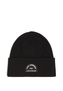 Шапка KARL LAGERFELD BEANIE UNISEX, Black