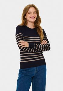 Джемпер Saint Tropez LS STRIPED, Nightsky Atmos Stripe/Royal Blue