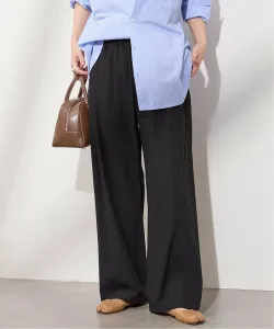 Широкие брюки из эластичного льна и нейлона Journal Standard, цвет Black