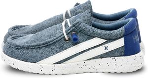 Детские кроссовки Hurley с эластичными шнурками, синий