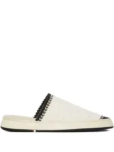 Мюли Soho с отделкой в технике кроше Osklen, белый