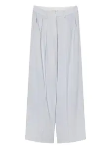 Широкие брюки со складками Forte Forte, серый