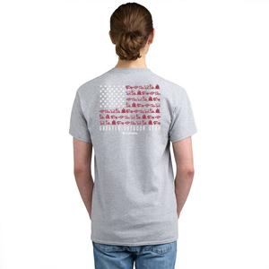 Мужская футболка Columbia с коротким рукавом и рисунком, цвет Outdoor Flag