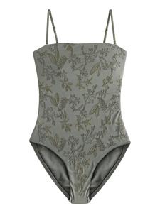 Купальник бандо Next, цвет Grey/Khaki