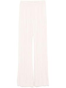 Forte Forte плиссированные брюки, нейтральный цвет