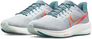 Мужские кроссовки для бега NIKE Air Zoom Pegasus 33, Pure Platinum Total Orange Mineral Slate